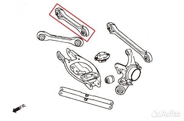 Рычаги развальные верхние задние BMW 3 E90,E91,E92