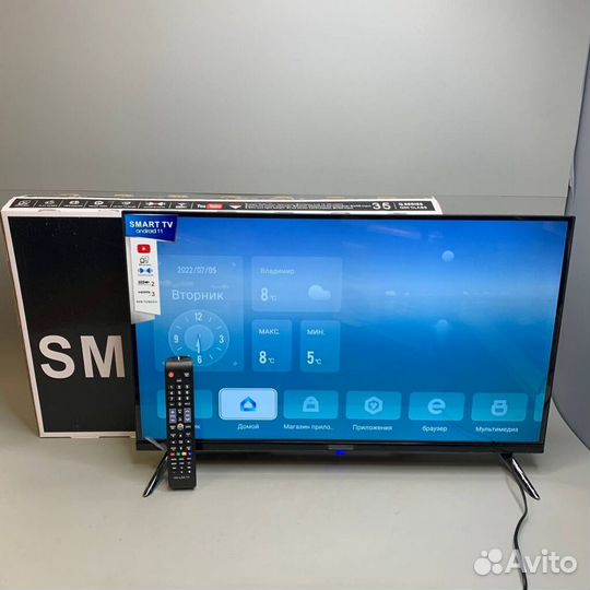 32'' Smart Телевизор MAX3500S Black новый