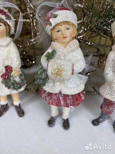 Новогодние елочные игрушки Дети