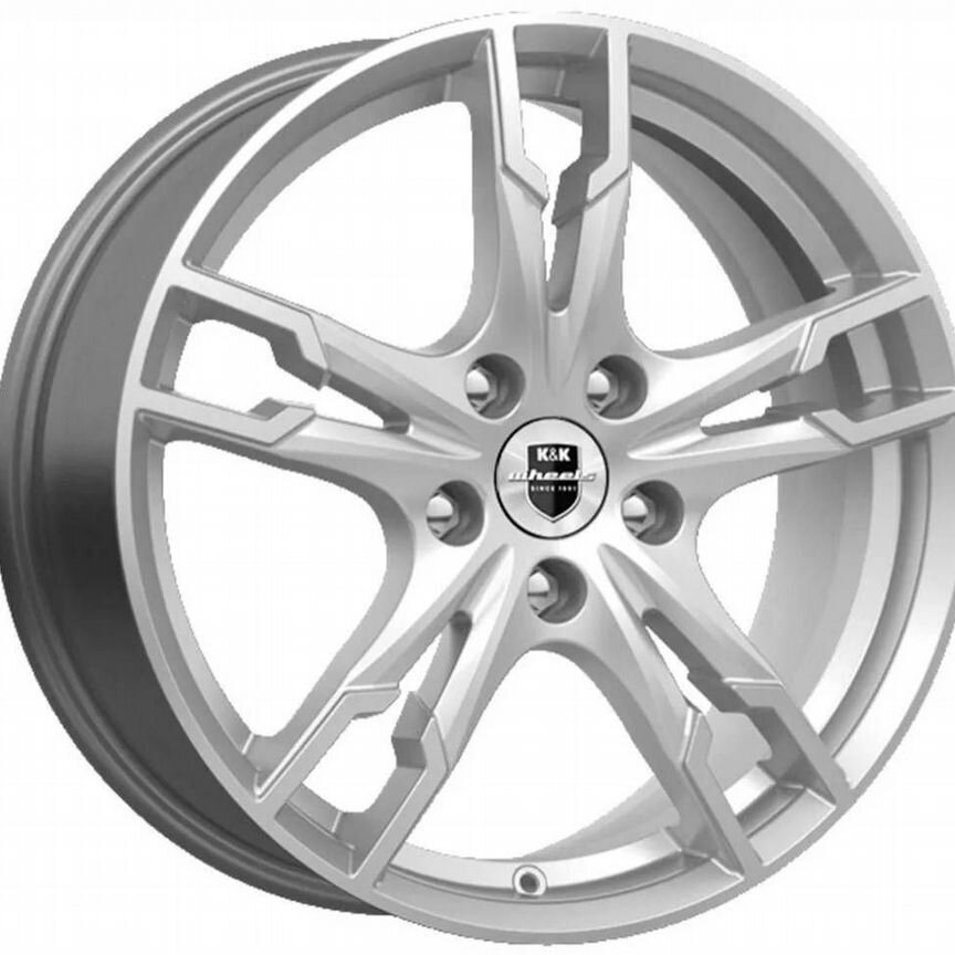Диски K&K Солар 7x17 5x114.3 ET45 D67.1 Сильвер
