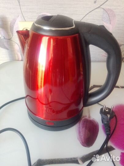 Новые электрические, эмалированный чайники