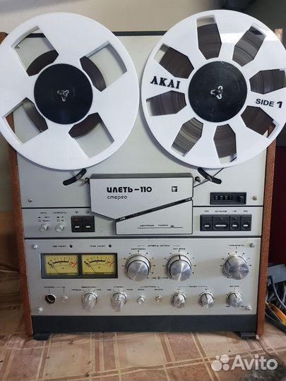 Катушечный магнитофон илеть 110