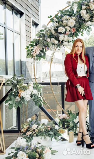 Костюм двойка женский с юбкой