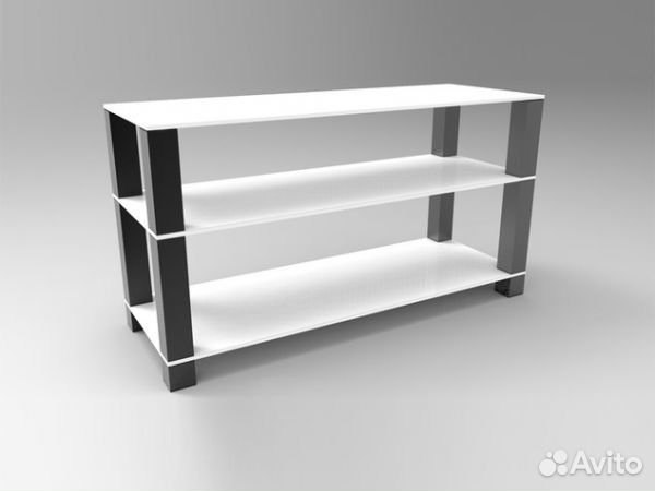 Тумба стеклянная для большого тв ТК 110.3/4