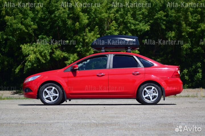 Автобокс бокс 430л на крышу Ford Focus 2 седан
