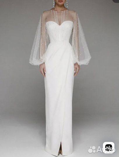 Свадебное платье 44