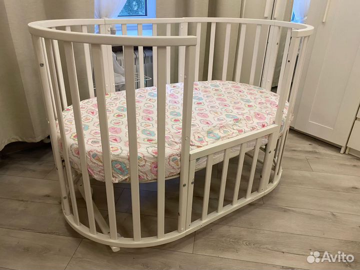 Детская кроватка круглая