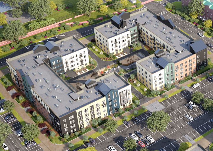 2-к. квартира, 56,5 м², 4/4 эт.