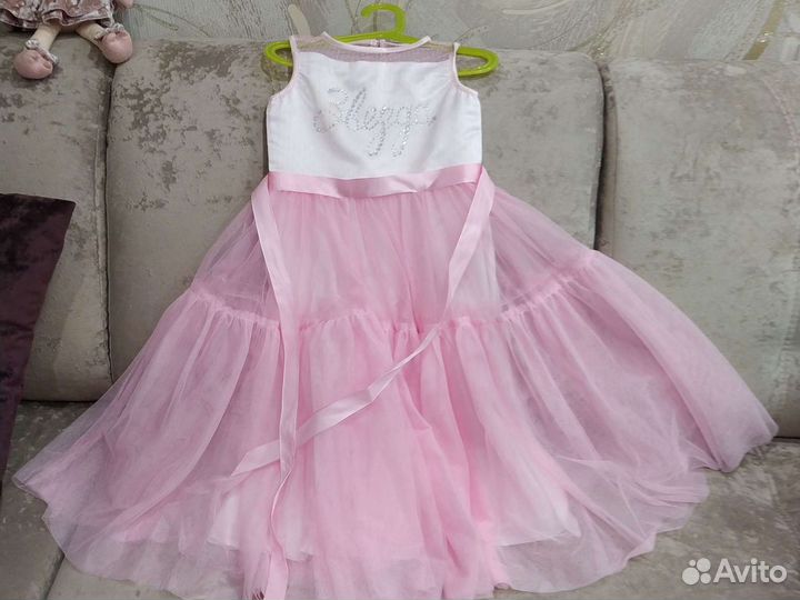 Нарядное платье для девочки 122 128