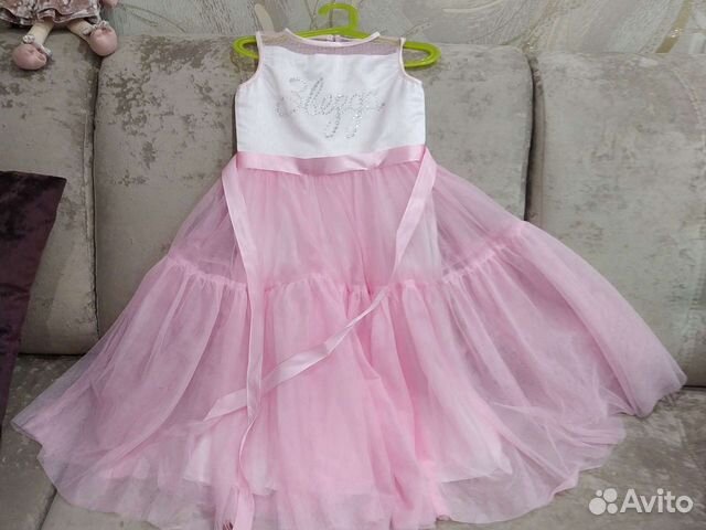 Нарядное платье для девочки 122 128