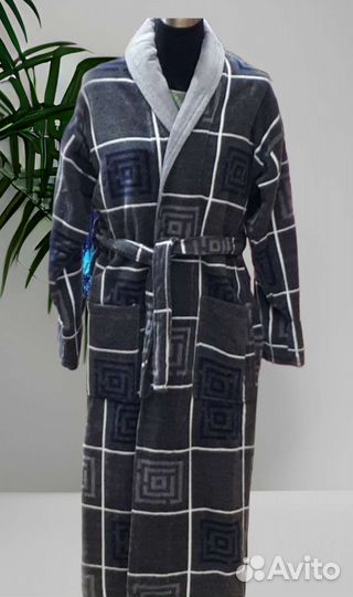 Халат махровый мужской