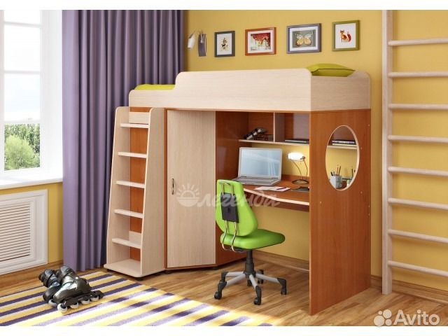 Кровать чердак