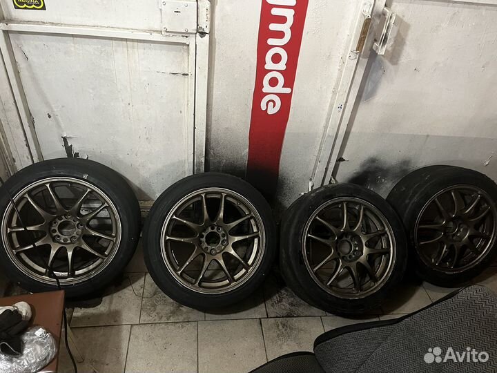 Диски R17 5x114 3 Work Cr Kai 8J 9J Разноширокие