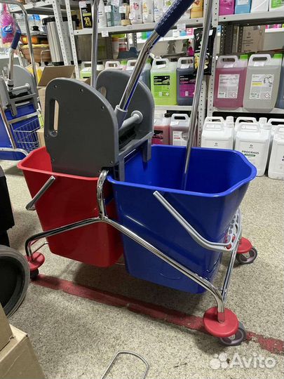 Тележка уборочная клиннинг Швабры Щётки