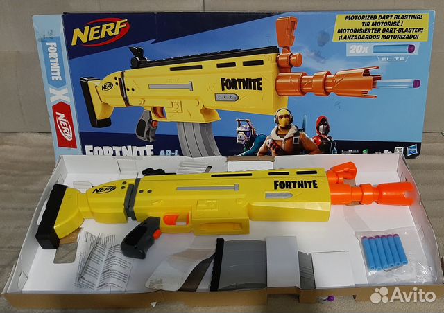 Бластер nerf fortnite ar-l