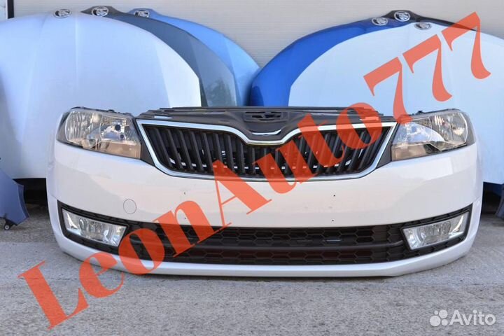 Бампер передний Skoda Octavia 3 A7 2013-2017 (4)