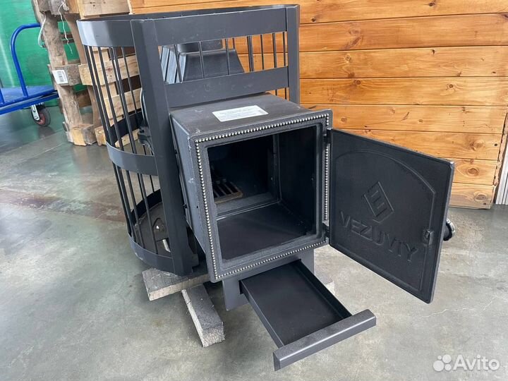 Чугунная печь для бани