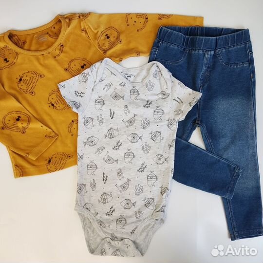 Вещи пакетом на девочку 80 86