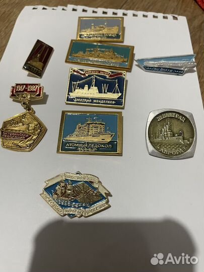 Значки корабли