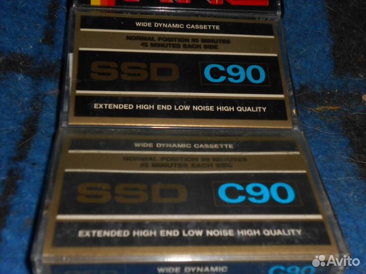 Аудиокассеты 70-х годов SSD C90