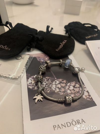 Pandora браслет с шармами