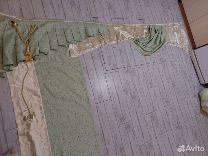 Комплект шторы и тюль бу