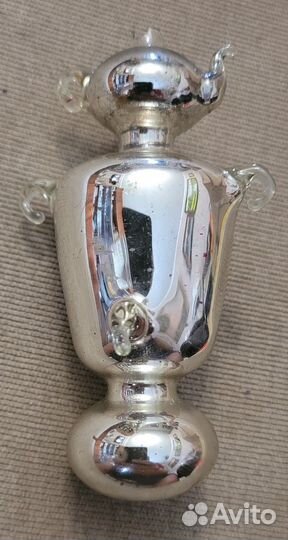 Елочная игрушка СССР Самовар