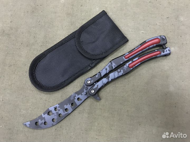 Тренировочный нож бабочка CS GO пиксели