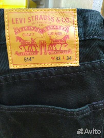 Мужские джинсы levis 514