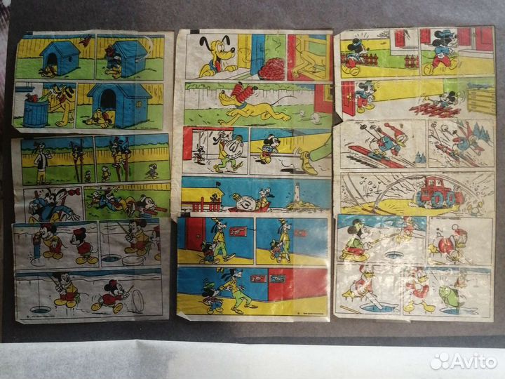 Коллекция вкладышей дональд и другие