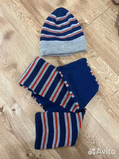 Шапки и шарфы для мальчика 50-52