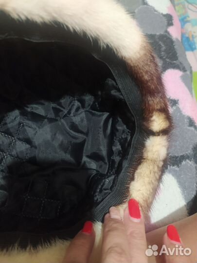 Норковый берет