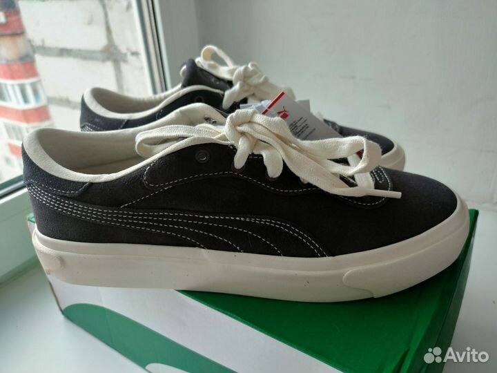 Кеды puma capri royale suede flat dark