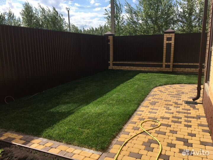 Рулонный газон