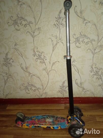 Самокат детский трехколесный бу