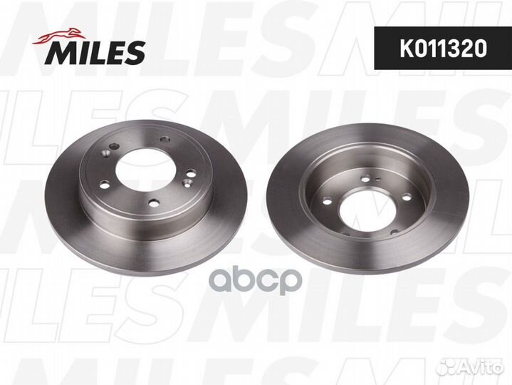 Диск тормозной задний D262мм hyundai Creta 2WD