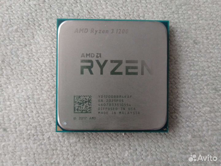 Процессор AMD ryzen 3 1200