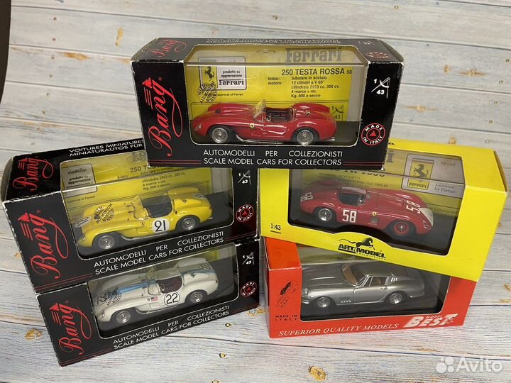 Ferrari Mercedes 1/43 mattel ixo и др