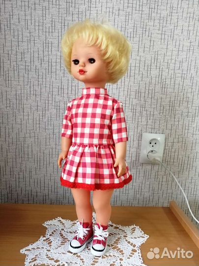 Кукла ГДР клеймо SAS 48 см