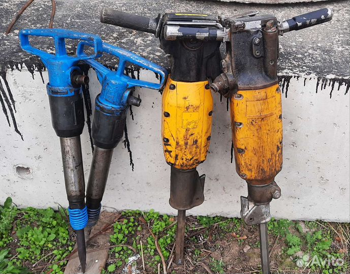 Аренда компрессора с отбойными молотками.Бетонолом