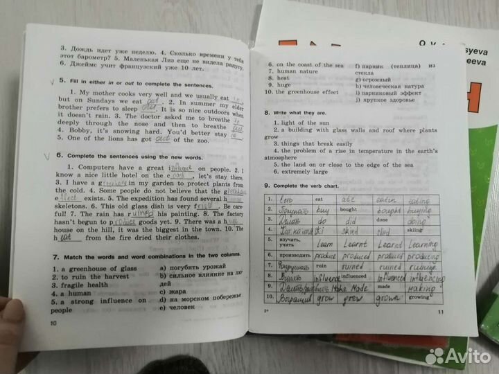 Английский язык 6 класс