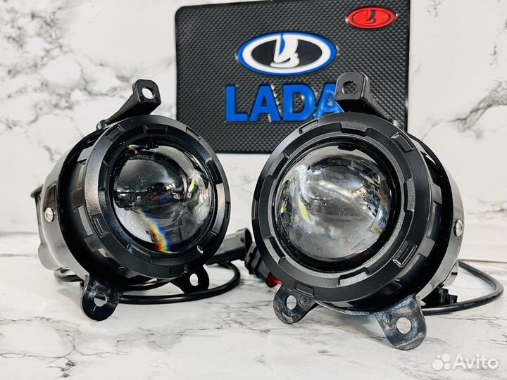 Противотуманные лазерные фары LADA priora BI-LED