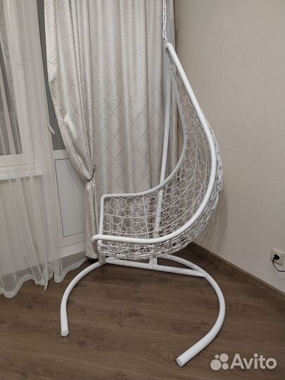 Кресло подвесное из ротанга