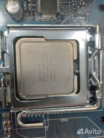 Комплект ASRock g31m-s+core 2 duo e4400+ddr2 4gb