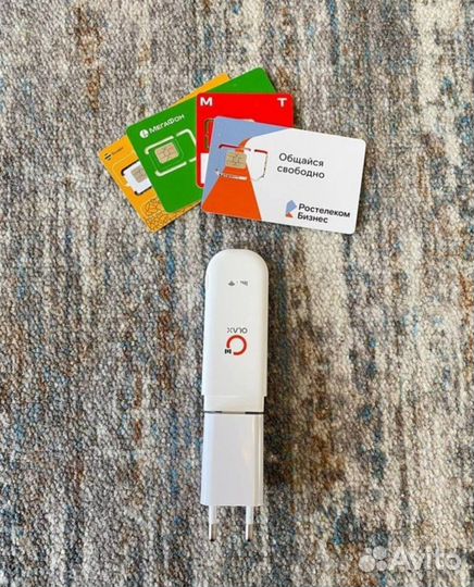 USB модем 4g ZTE MF79U с Wi-Fi + сим карта