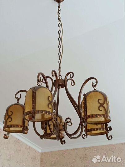 Люстра потолочная подвесная бу