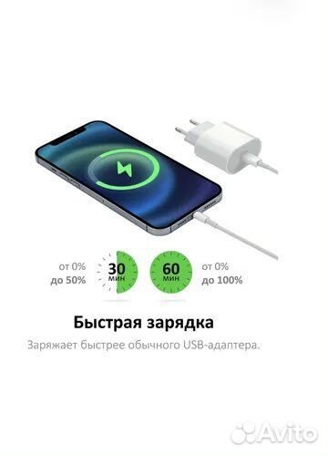 Зарядное устройство USB Power Adapter Lightning