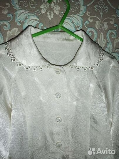 Блузка школьная 122 128