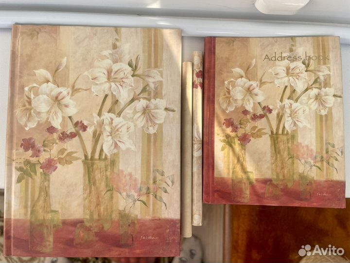 Набор Ежедневник блокнот карандаши открытки