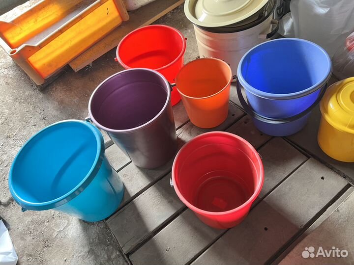 Ведра пластиковые